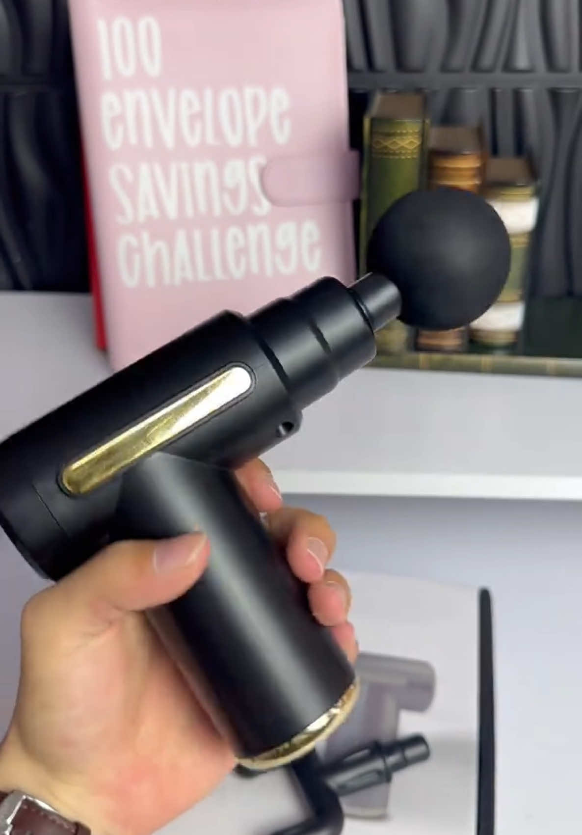 Pistola Massageadoro Elétrica 🤗 #massagem #relaxar #mercadolivre #shopee 