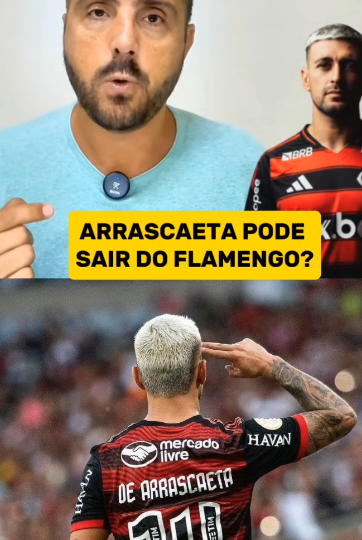 ARRASCAETA de saida do Fla? #flamengo #arrascaeta #jorgenicola #torcidarubronegra #noticias #fyp 