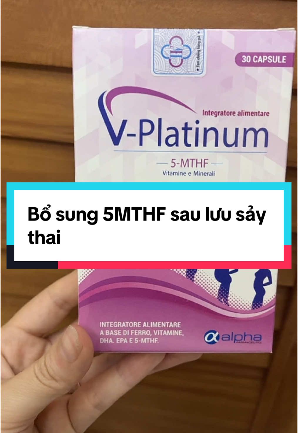 Các bạn mà có tiền sử sảy thai, thai lưu liên tiếp thì mình khuyên các bạn nên sử dụng sản phẩm V platinum 5MTHF. Đây là 1 sản phẩm có thành phần 5mthf 1000mcg, 5mthf là sản phẩm chuyển hóa của axit folic khi chúng ta uống vào thì giá trị hấp thu nó sẽ tốt hơn, giúp các bạn ngăn ngừa sảy thai, thai lưu liên tiếp, và đặc biệt ngăn ngừa dị tật ống thần kinh. Ngoài ra trong thành phần sản phẩm còn có đầy đủ các vi chất khác như sắt, vitamin c , vitamin e, dha, epa, b6, b12. Các bạn uống trước khi thả bầu và trong 3 tháng đầu thai kỳ là đủ mà không cần phải uống thêm các sản phẩm nào khác. Thả bầu và 3 tháng đầu thai  #thabau #3thangdauthaiky #mangthai #thai #2vachbobung #thailuu #5mthf #acidfolic #vplatium #trangbotrung 