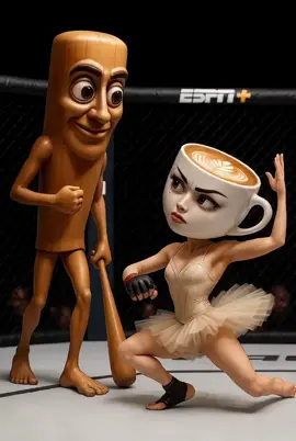 TUNG TUNG SAHUR VS BALLERINA CAPUCINA 💥😶‍🌫️UFC FIGHT #viralshorts #tungtung #brainrot #brainrotlove #tungtungsahur #ballerinacapucina #ballerina #ufcmeme #roblox #story 
