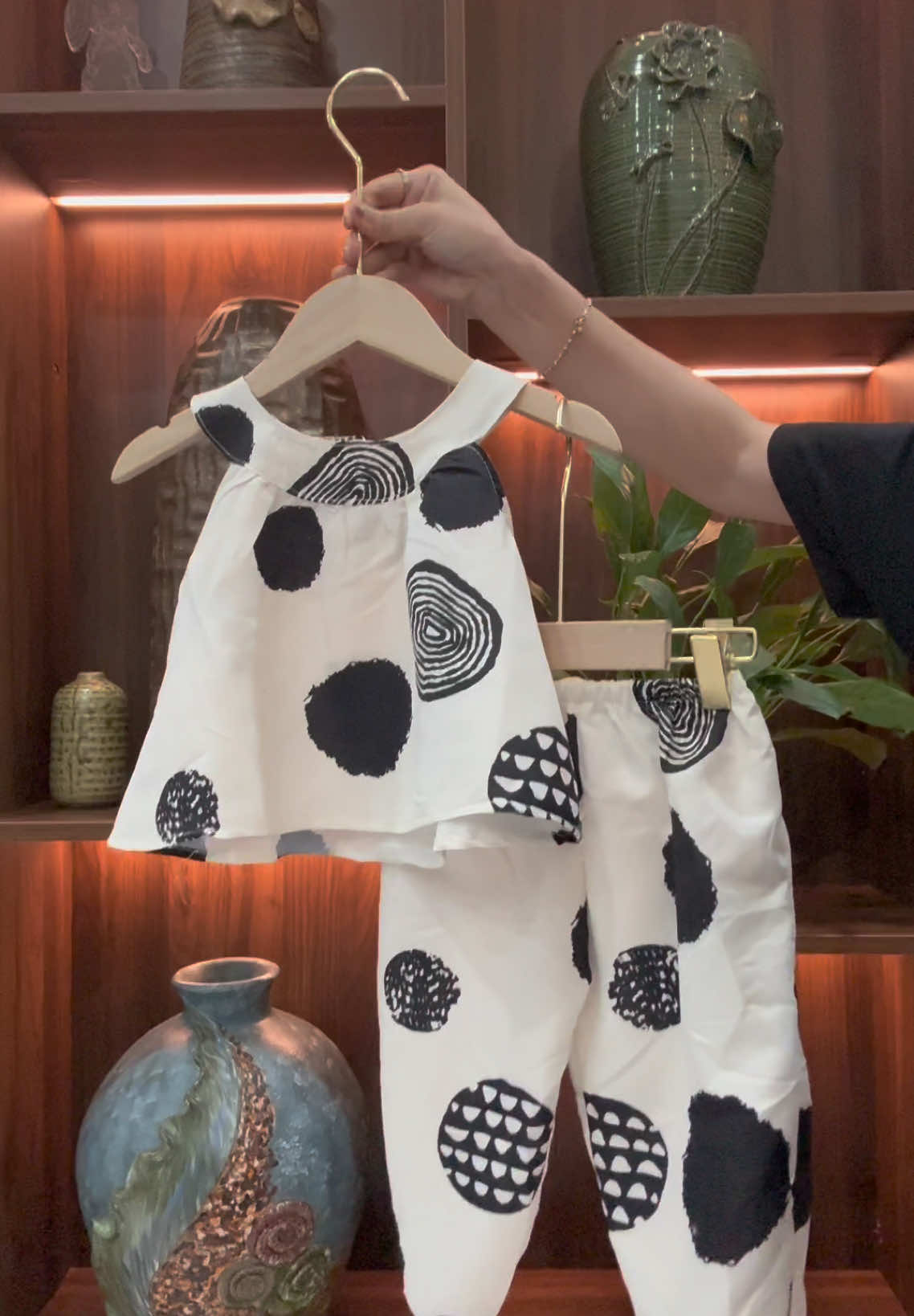 Set thô hè cổ yếm, quần bo gấu cá tính #begai #setbo #set #yem #thô 