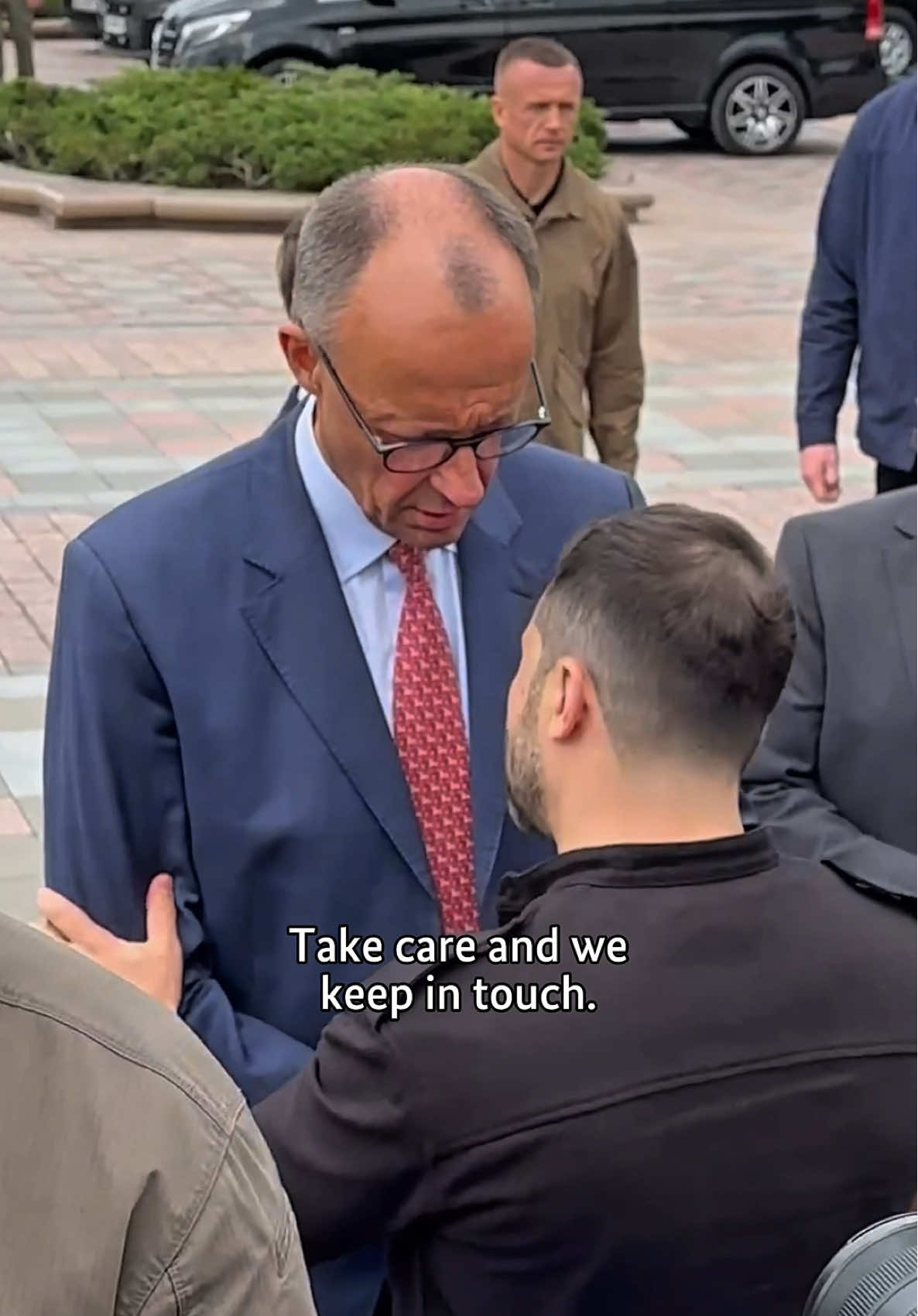 Take care and we keep in touch. Always if you want. You can call.  #Bundeskanzler #FriedrichMerz #Ukraine  