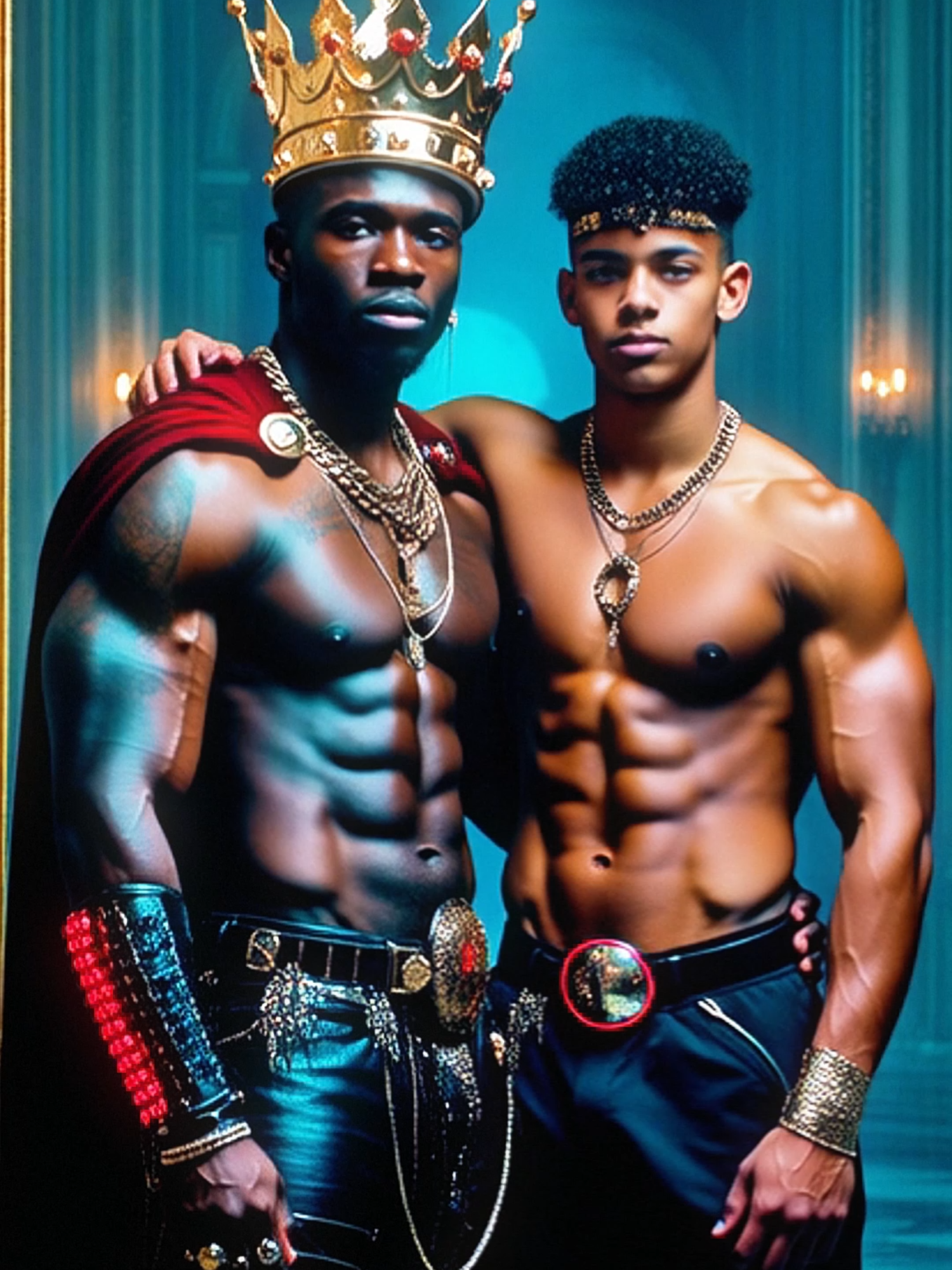 The King and the Prince 2 #kingandprince #cyberpunk #cyberpunk2077#gameofthrones #ironthrone #gym #gymtok #gymrat #gymlife #gymhumor #gymbro #gymlover #gymbuddy #bodybuilding #bodybuilders #bodybuildermotivation #asianboy #asiantiktok #asianking #kings #king #kingonthethrone🏰 #menchest #strongman #extremesports