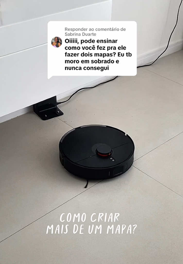 Respondendo a @Sabrina Duarte o processo para criar o segundo mapa é exatamente o mesmo de criar o primeiro mapa. 🥰 espero ter ajudado!  #roboaspirador #xiaomi #s20+ #xiaomis20plus #limpeza #casa #donadecasa #faxina