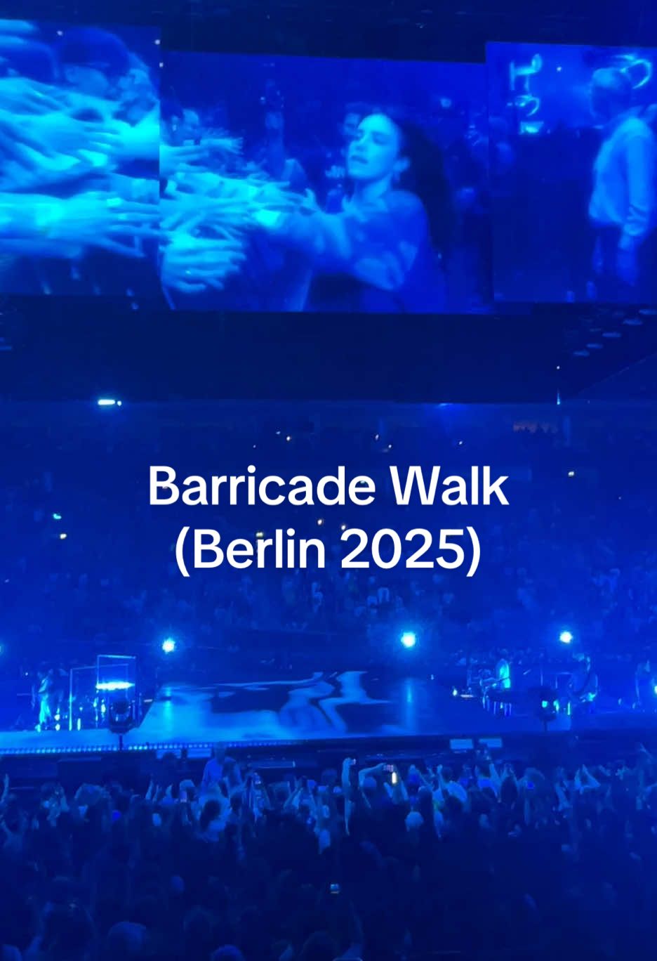 Billie Eilish the barricade walk in Berlin 2025 #hmhas #hmhastour #billieeilish #billieeilishconcert #billieeilishconcertberlin #billieeilishlive #barricadewalk 