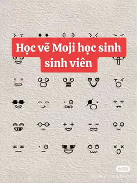 Học vẽ Chắc đôi lúc các bạn nghĩ rằng vẽ biểu cảm trên khuôn mặt hay còn gọi là moji sẽ rất khó đúng ko nào, hôm nay chúng ta sẽ cũng điểm qua một vài lưu ý nhỏ sẽ giúp các bạn vẽ được các biểu cảm trên khuôn mặt sinh động và giàu cảm xúc hơn nhé 1.	Mắt và miệng là chủ đạo – chỉ cần thay đổi nhỏ là cảm xúc khác hẳn.     - Mắt tròn to, cong lên thường thể hiện sự vui vẻ, ngạc nhiên.     - Mắt nheo, cong xuống thể hiện buồn bã, mệt mỏi.     - Miệng cười mở rộng cho niềm vui, miệng mím lại cho tức giận hoặc thẹn thùng. 	  2.	Nét đơn giản, dễ hiểu – Tránh chi tiết thừa – chỉ cần 2–3 yếu tố là đủ (mắt, miệng, lông mày). 3.	Lông mày nghiêng = giận dữ / quyết tâm. 	•	Một giọt mồ hôi = lúng túng / lo lắng. 	•	Má hồng = xấu hổ / dễ thương. 	•	Mắt trái tim = đang yêu. 4. Dùng màu tươi, sáng cho cảm xúc vui vẻ (vàng, cam). 	•	Màu lạnh, trầm cho buồn, giận (xanh dương, xám, đỏ đậm). 	•	Nếu vẽ theo phong cách đen trắng (như tranh bạn gửi trước), hãy tận dụng độ đậm nhạt và nét vẽ để thể hiện cảm xúc. 	  5.	Lưu ý về đối tượng người dùng 	•	Nếu dành cho trẻ em: mặt dễ thương, đường nét mềm, mắt to. 	•	Người lớn: phong cách sắc nét, có thể thêm chút hài hước hoặc sâu sắc. 6.	Cảm xúc rõ trong 1 giây đầu – để người xem hiểu ngay không cần đoán. #sinhvien #hocsinh #mythuat #camxuc #moji #thattinh #hocve 