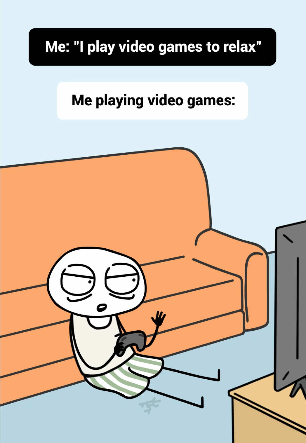 I’m so relaxed rn fr… 😮‍💨 #weekendvibe #gamingmemes #gaminglife #therapysession #introvertlife #introvertsbelike 