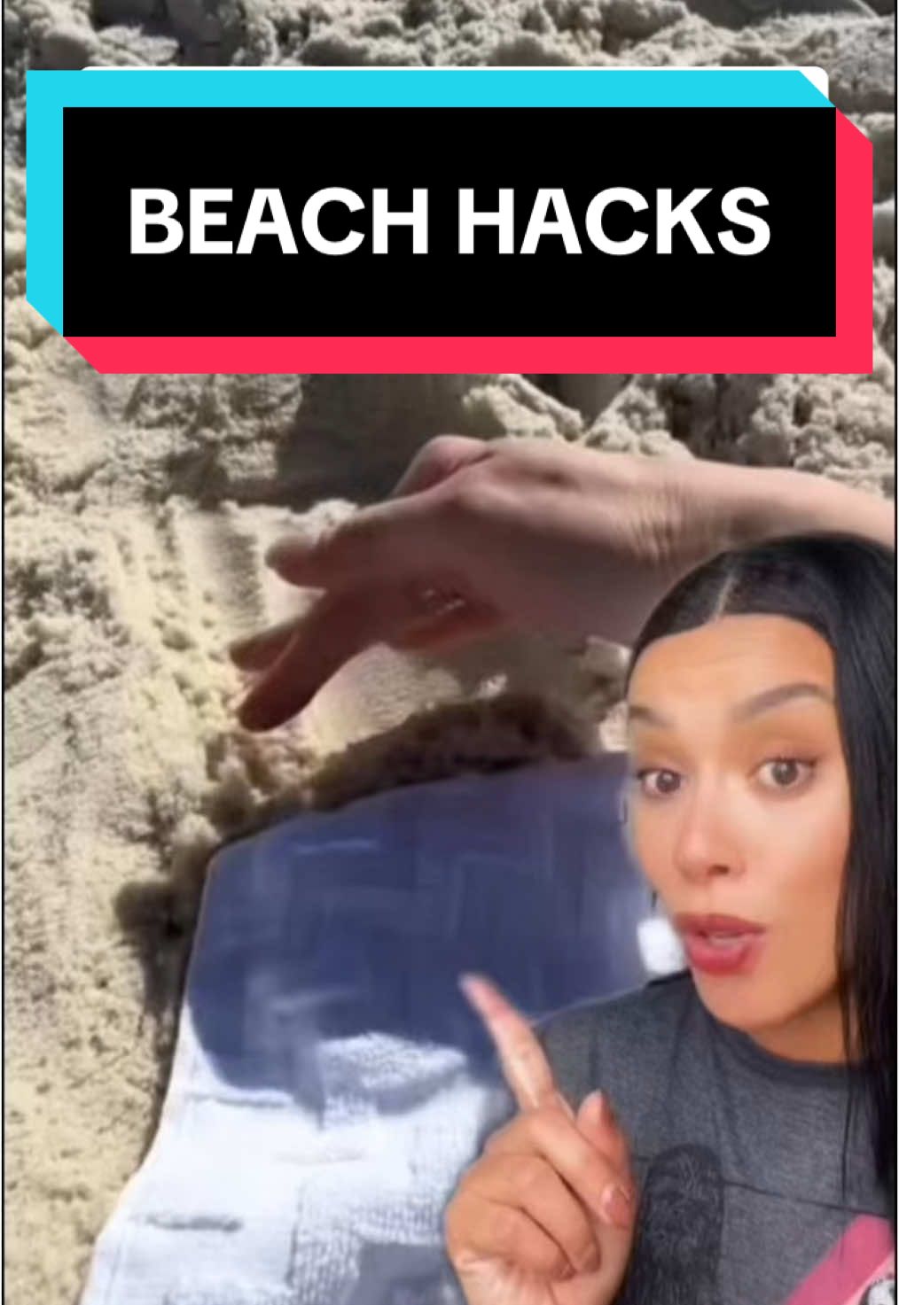 Truques de praia genial⛱️🤯🌊 #beach #safetytips #hack #LifeHack #smart #safety