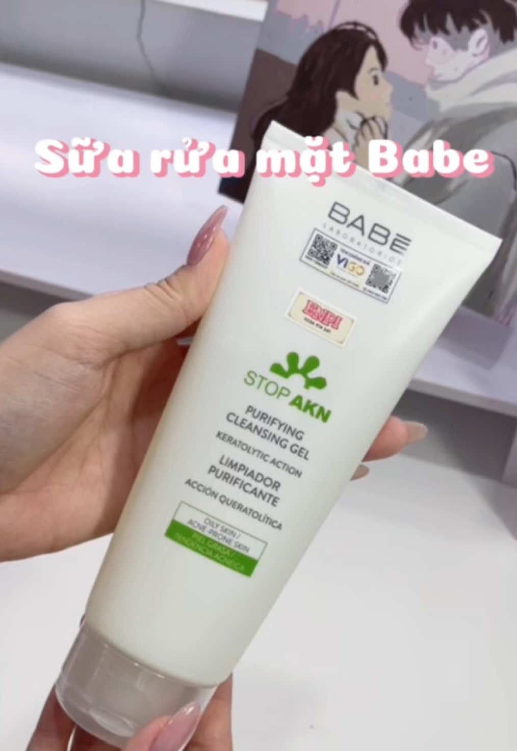 Chân ái cho da dầu mụn. Ai mà băn khoăn loại srm cho da dầu mụn thì rất rất nên thử nha #suaruamat #cleansing #babe #lamsachda #damun #ptriviu #unboxing 