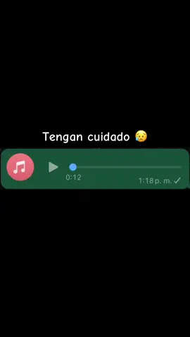 Tengan cuidado muchachos 😢 #audiosdewhatsapp #audiosrandom #audiosvirales #audios #fyp 