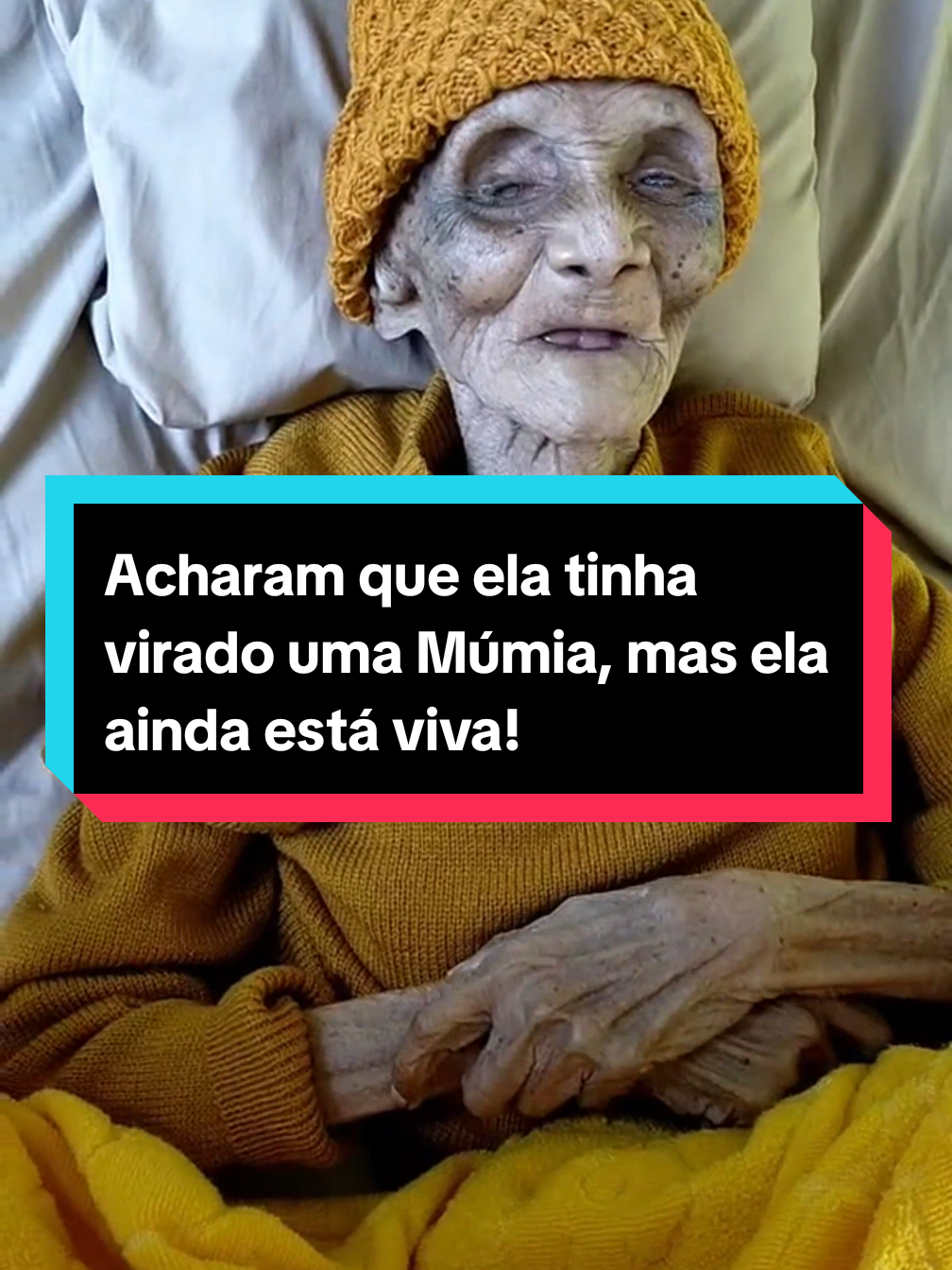 Acharam que ela tinha virado uma Múmia, mas ela ainda está viva! #curiosidades #mumia #morte 