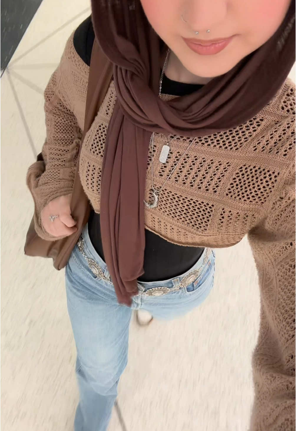 more ear piercings coming soon fs #fyp #hijabi #nyc #muslim #modestfashion #queens #beauty 