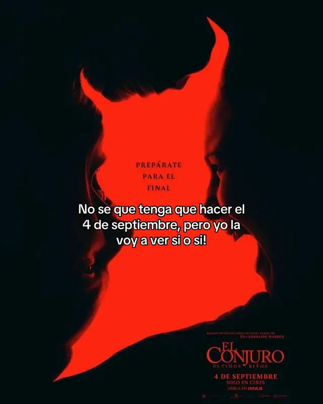 Nadie me va a quitar o impedir de ver esta obra🥹😍 #conjuringhorror #elconjuro4 #cinepolis 