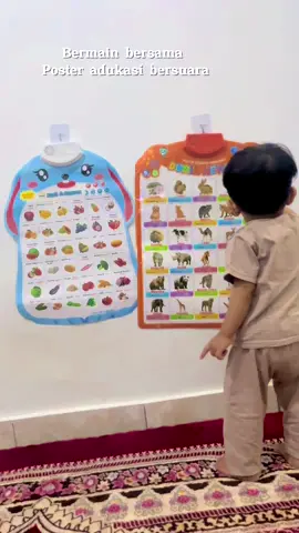 Maasyaallah hallo bunda-bunda yang punya toddler wajib banget punya poster edukasi ini  sekereen itu bisa menambah kosa kata dan pengetahuan baru untuk anak dan juga bisa mengurangi anak bermain gadget Anak auto anteng dan happy  #mainanedukasi  #posterbersuara  #posterbersuaraanak  #posterbunyi 