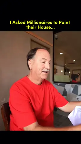 Part 2| I Asked Millionaires to Paint their House  #artist #artistoftiktok #painting #customshoes #diyproject #strangers #millionaires 