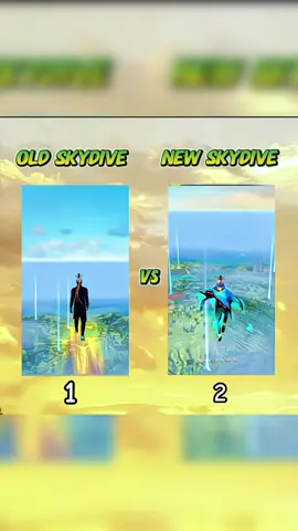 Old Skydive Vs New Skydive ? مين الافضل برأيكم  نزلة 1 ولا 2 ؟ #honey_🍯✨🐝 #فري_فاير #فريفاير #ffyypp #فري_فاير_الجزائر #هوني_فري_فاير #احداث_فري_فاير #ffindonesia 