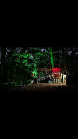 One of my back yard haunted trail scenes from last Halloween.   Lots of new ideas are brewing in my head for this year 👹   #halloween #halloweentiktok #halloweendecoration #halloweendiy #halloweenprop #hauntedhouse 