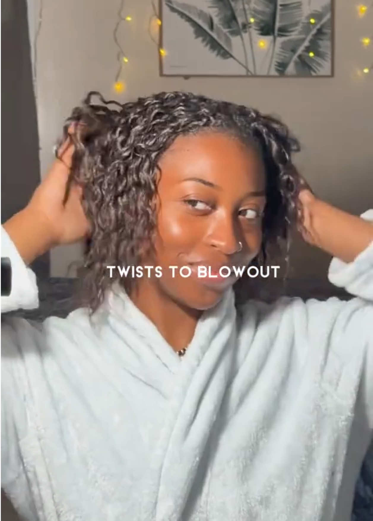 Silky and bouncy blown out curls 😍