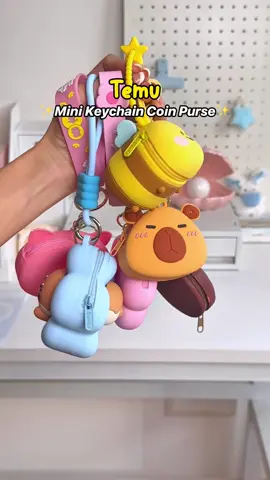 These mini coin purses are perfect for cash, keys, or just a pop of cute in your bag.✨ #Temu #TemuFinds #EverydayEssentials