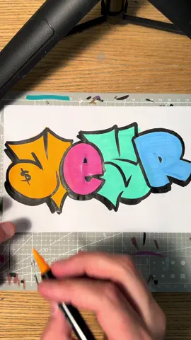 #graffiti #graffitihowto #grafftutorial #graffitilesson #graffhowto #grafflesson #graffletters #tag #handstyle #graffitiwords #acrylicmarkers #paintmarkers #art #artist #drawing #colorful 