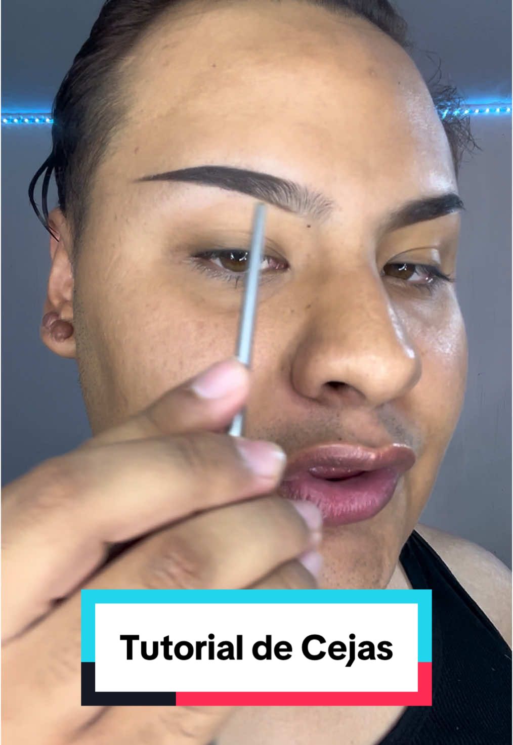 Cejas fáciles y sencillas 💕 #tutorial #cejas #makeup 