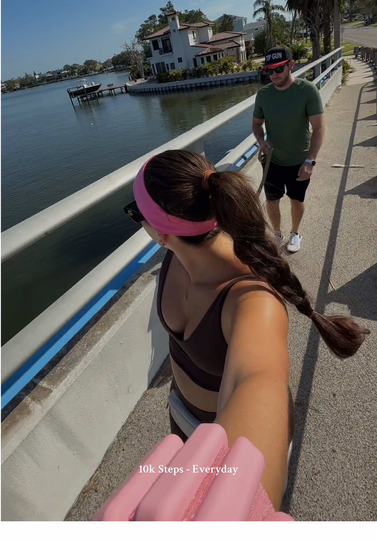 my favorite part of the day 🤎 @Shop Bala Bangles  #HotGirlWalk #FamilyWalk #10kSteps #RomanticizeYourLife #FianceEra #DogMomLife #EveningWalks #HealingEra #ThatGirlRoutine #SoftLife #HotAndHealthy 