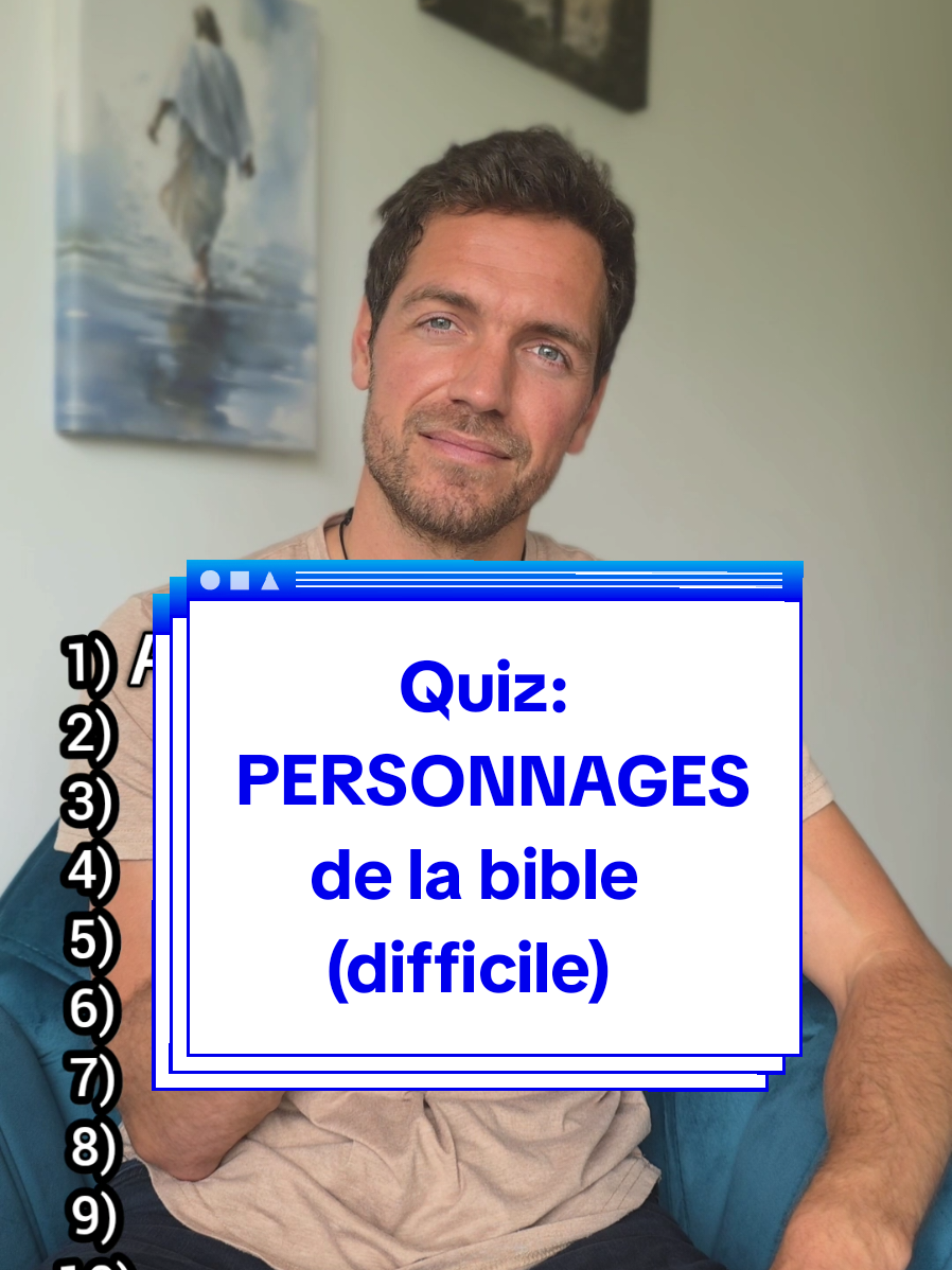 QUIZ: personnages de la Bible (niveau DIFFICILE) #jésus #chrétien #quiz #cultureg #culturegénéral #bible #religion #foi 
