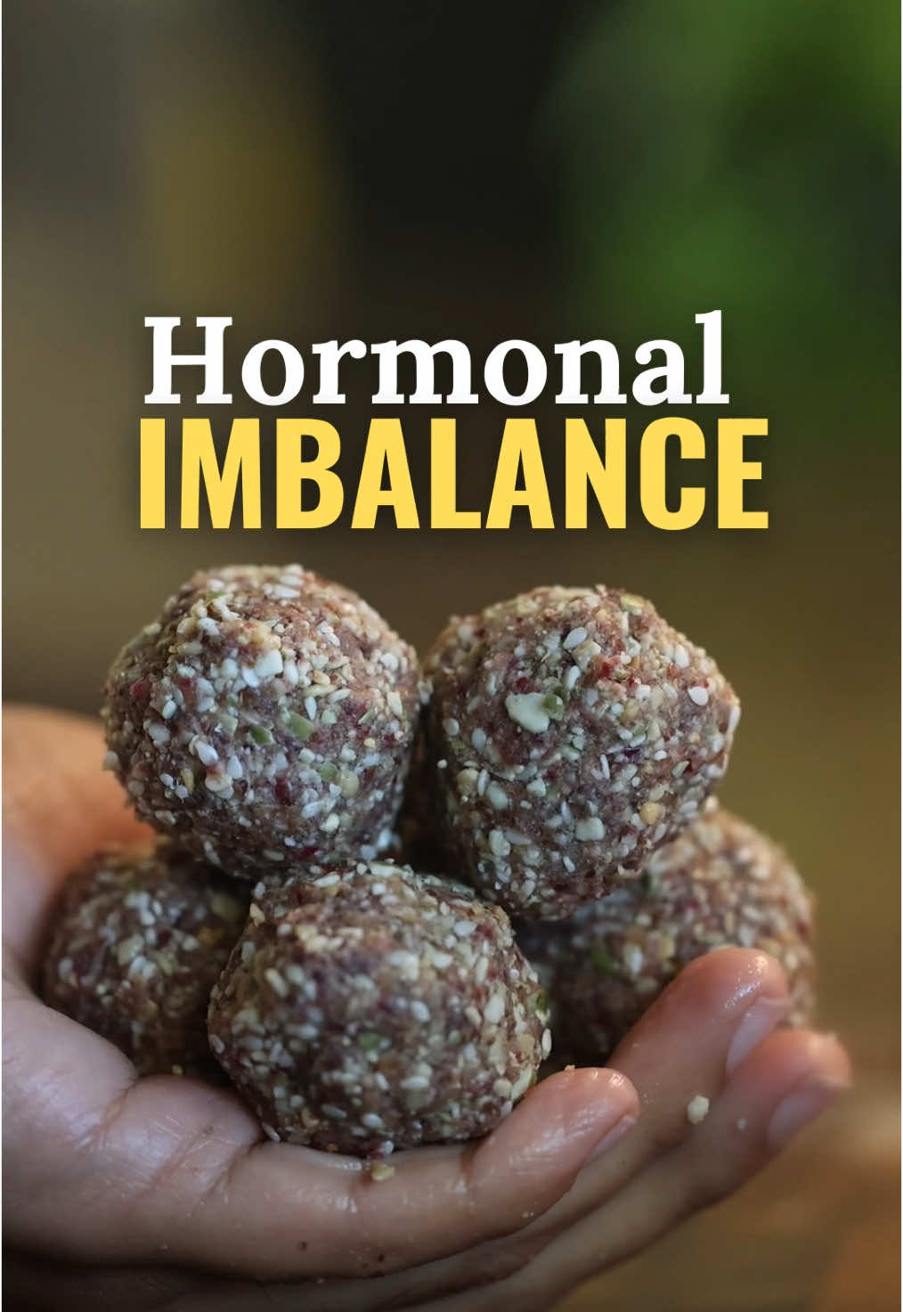 Hormonal Balance Seed-Date Bites Ancient Nourishment for Hormones, Skin & Energy 🌿 Support your body's natural rhythm with these delicious hormone-supporting bites — a blend of seeds and nuts long celebrated in traditional practices for promoting vitality and balance. Ideal for those looking to nurture menstrual health, skin glow, or everyday energy through mindful nourishment.  Ingredients: 🎃 1 cup pumpkin seeds (raw, unsalted) 🌻 1 cup sunflower seeds (raw, unsalted) 🥥 ½ cup walnuts ⚪ ½ cup sesame seeds 🍇 8 Medjool dates (pitted) How to Make: 1️⃣ (Optional) Lightly roast seeds & walnuts for enhanced flavor. Let cool. 2️⃣ Blend all ingredients in a food processor until sticky and uniform. 3️⃣ Roll into bite-sized balls (1–2 tbsp each). 4️⃣ Store in an airtight container in the fridge.  How to Use:  Eat 1 bite per day, ideally on an empty stomach or between meals. Follow a cycle: 30 days on, then take a 2-week break. Repeat this rhythm for 3 months to support balance and nourishment. Why It Works (Rooted in Traditional & Nutritional Wisdom): 🌿 Pumpkin & Sunflower Seeds: Support overall wellness with zinc, vitamin E & selenium 🌿 Walnuts: Omega-3s for cellular health and vitality 🌿 Sesame Seeds: Support healthy metabolism and glowing skin 🌿 Dates: Fiber-rich natural sweetness to support digestion A gentle and tasty ritual to complement a mindful lifestyle. 📝 Disclaimer: This post is for educational purposes only. It is not intended to diagnose, treat, or replace professional medical advice. Please consult your healthcare provider before making any changes to your diet — especially if you are pregnant, nursing, or under medical care. #ancientdigin #seedcycling #hormonebalancebites #naturalhormonehealth #pmsreliefnaturally