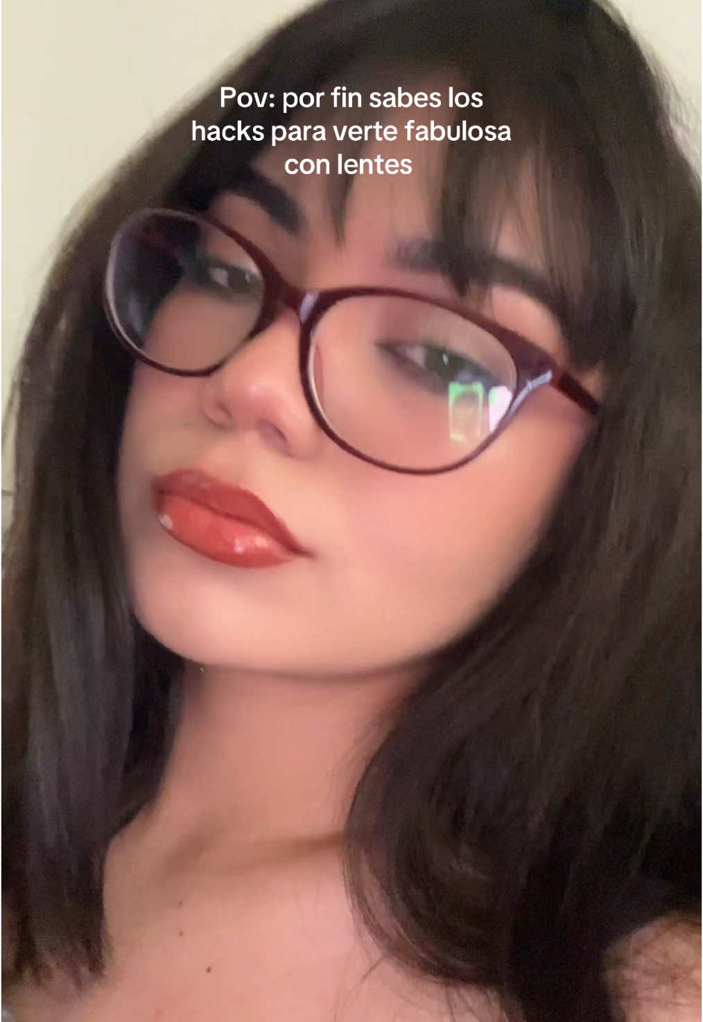 Maquillaje dark femenine con lentes 🙂‍↕️♥️ #maquillaje #makeup #darkfeminine #lentes 