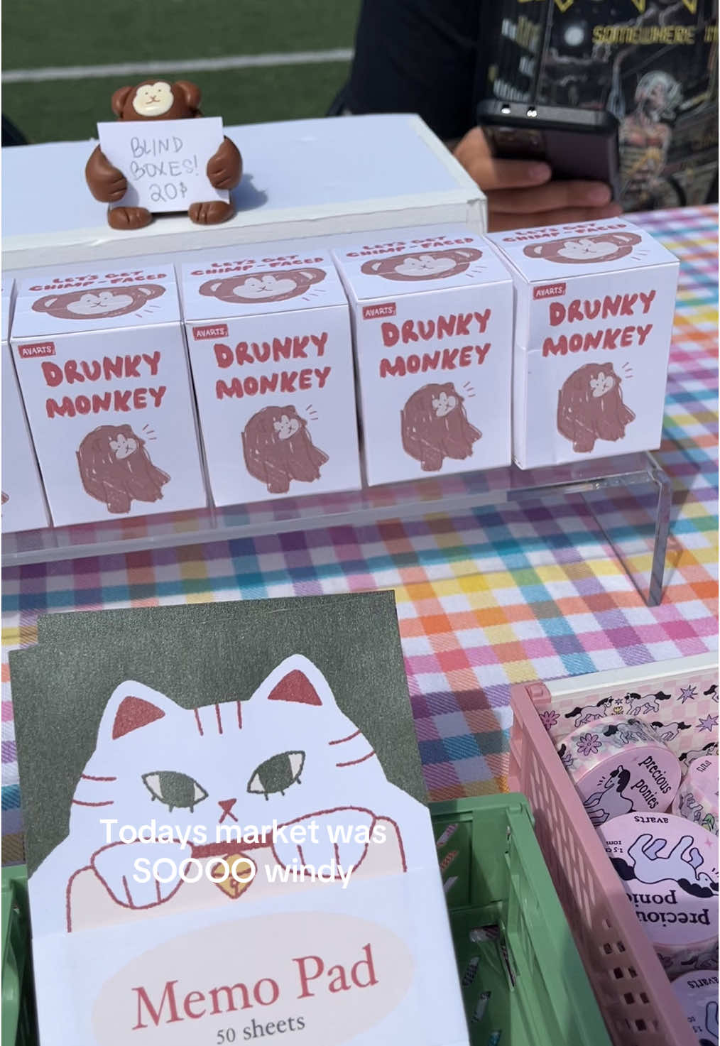 Market DISASTER GONE WRONG!! #artmarket #craftfair #artistalley #vendor #blindbox #clay #keychain #felt #DIY #handmade #fyp #twee #fail #crochet 