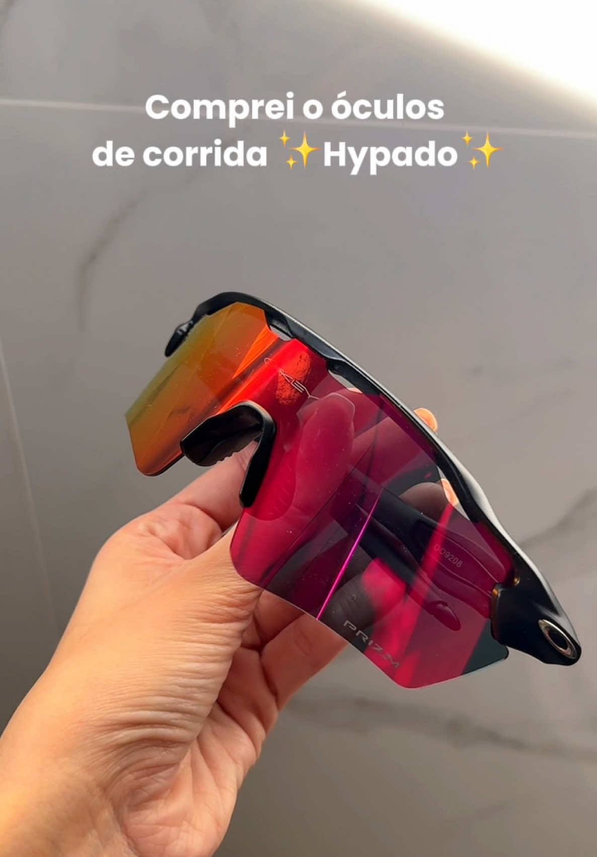 Comprei o óculos de corrida hypado da Shopee ✨❤️ #daily #oculosdecorrida #oculosshopee #concurseirapolicial #motivation #boss #routine 