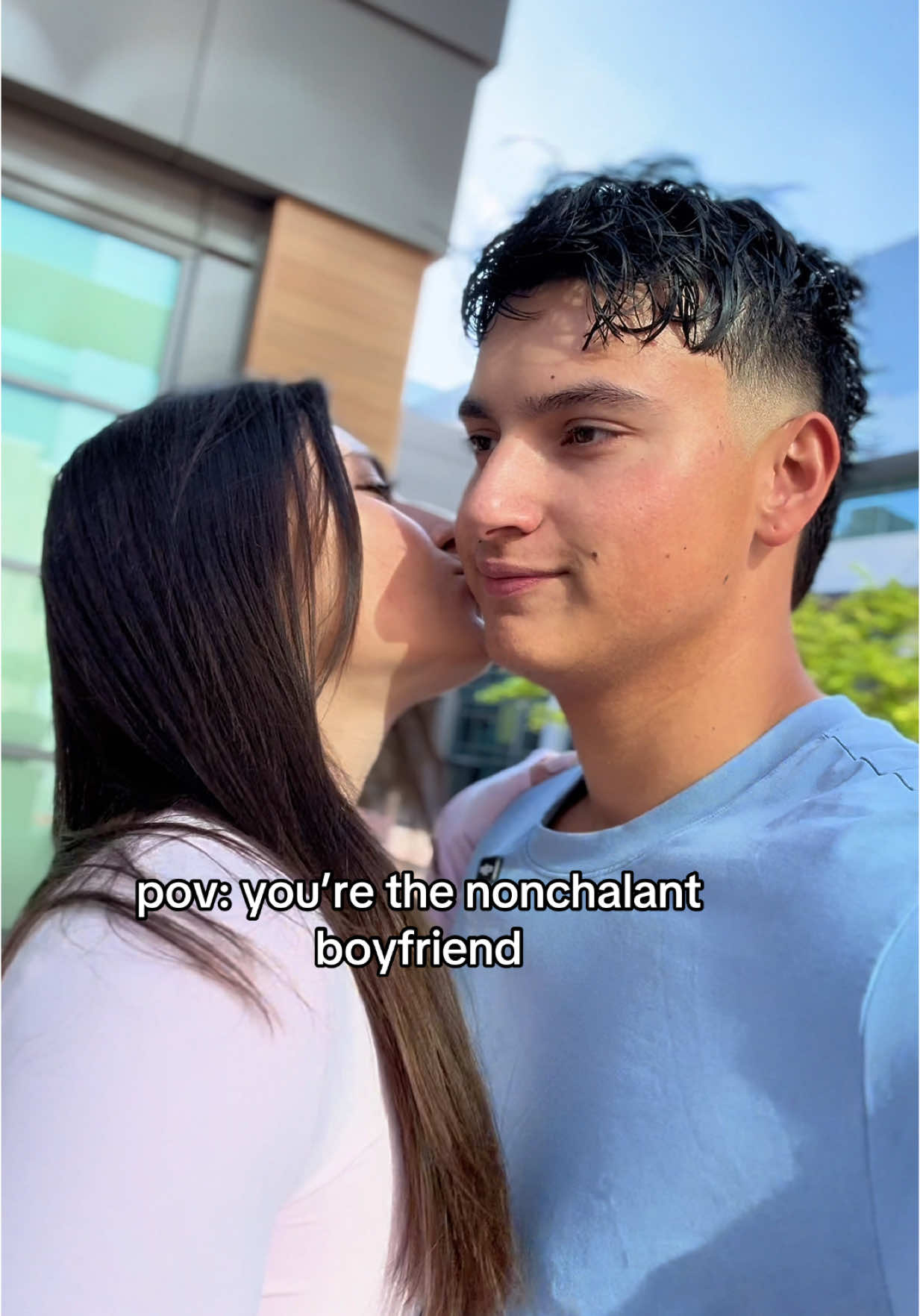 wait for it..😭 #guy #relatable #viral #fyp #boyfriend #girlfriend #Siblings #nonchalant 