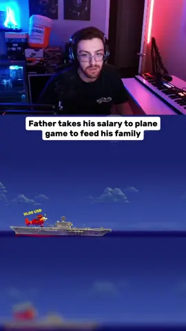 father takes his salary to plane game to feed his family #streamer #kickstreaming 