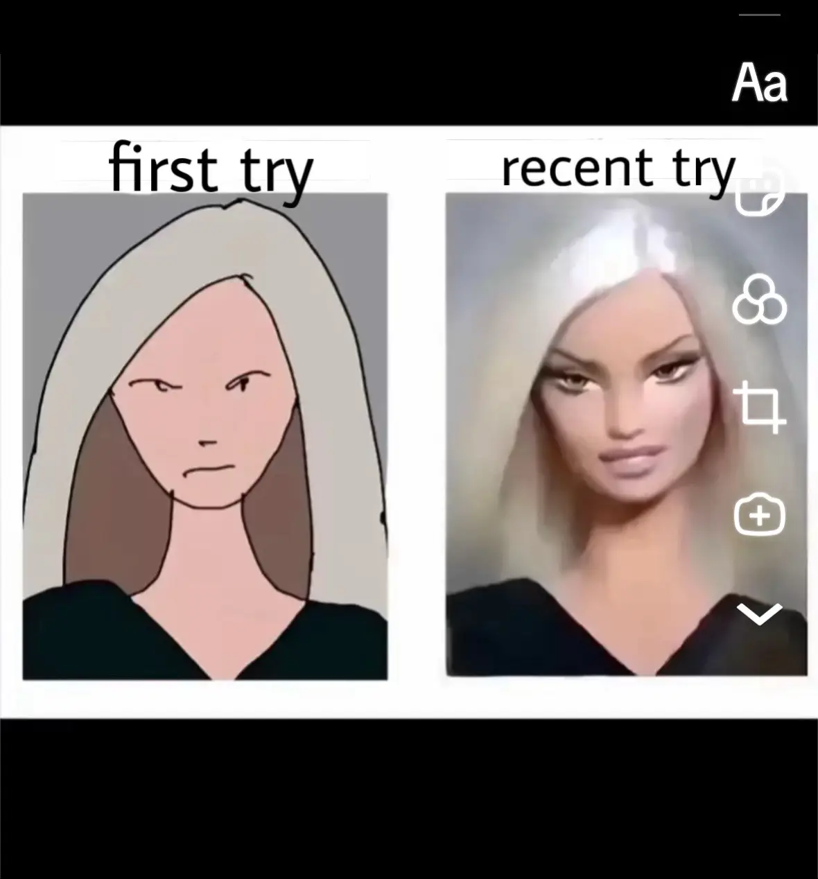 this is an old drawing but i figured why not show this since its a biiiiiig difference from the first time to the more recent time🤭🫣(also tiktok said that if i type a lot in here that this will help it get more views so ignore me just trying to add more words into thr caption so the reach can be more because i swear tiktok is really out for me and has not been pushing out my videos🌝🌝🌝 but anyways i hope you see this and show some love to it please and thank you❤️❤️🥹🥰😘😍 #art #drawing #fyp #artistsoftiktok #arttok #xyzbca #howtodraw #realism #pencilart #ladygaga #mayhem #improvement 