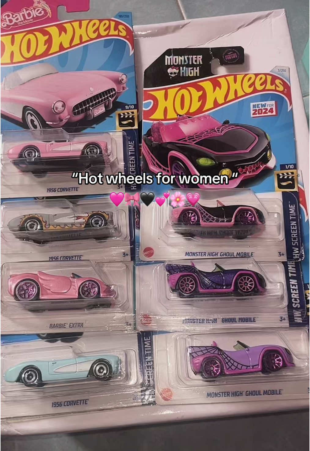 🎀😍 #hotwheels #girls #coleccion #carritos #carros #barbie #monsterhigh #fyp #videoviral 