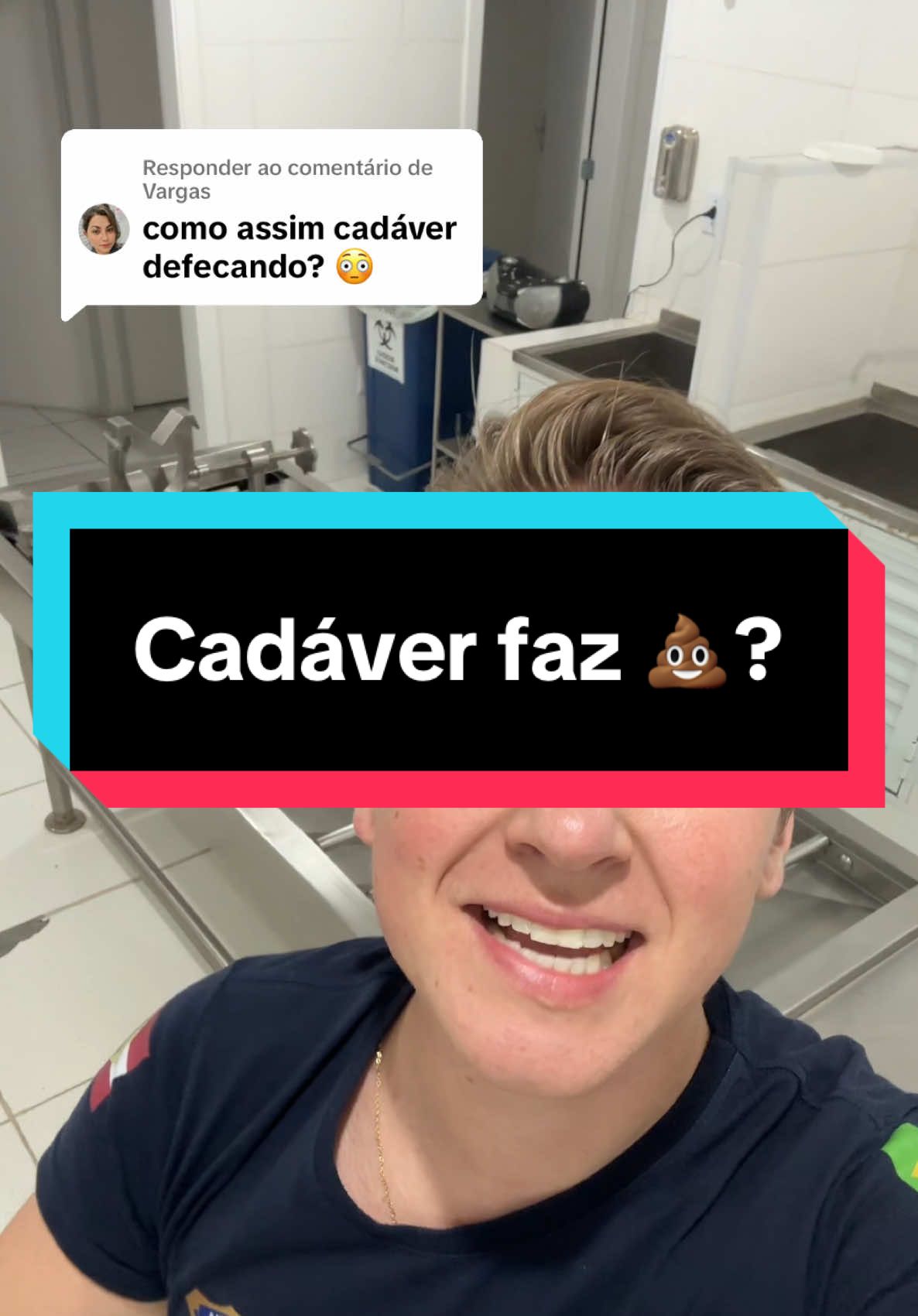 Respondendo a @Vargas Cadáver faz 💩?  #iml #medicinalegal #periciacrimimal #cienciasforenses #necroterio #cadaver 