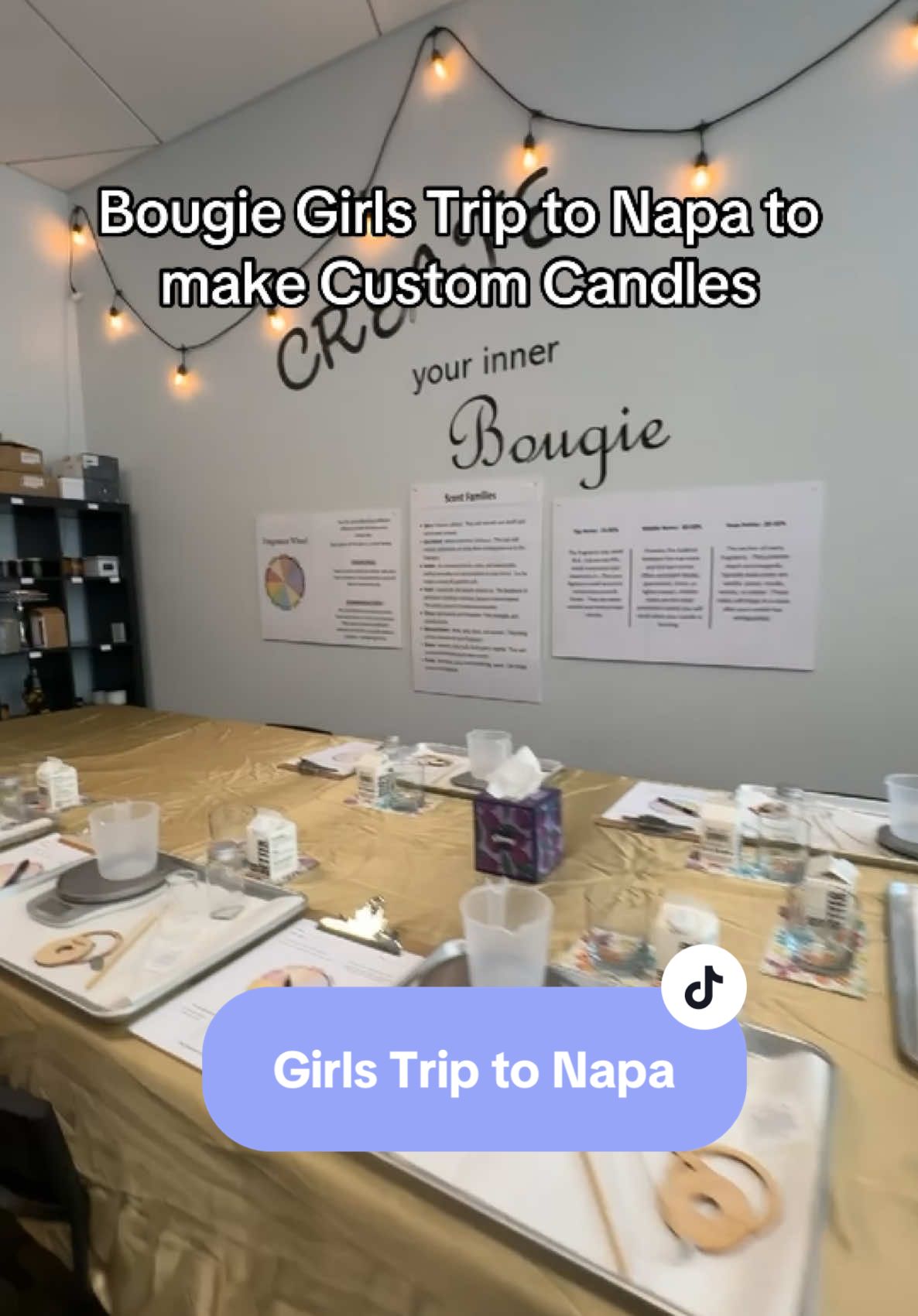 Add chemist to my resume now . This is an experience worth trying with your friends #girlstrip #candlemaking #bougie #candletok #craft #napa #napavalley #teacherspet 