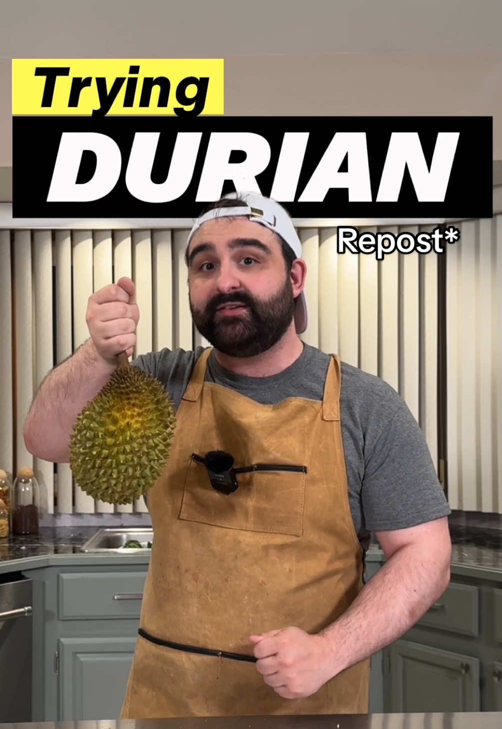 Have you seen me try Durian? It’s known as the worlds stinkiest fruit- with a flavor and aroma somewhere between bananas, mangos, garlic, and garbage. It’s been nearly a year since I tried Durian and since then I’ve started porting my exclusive schmatreon videos to TikTok my subscription. You can see part 2 where I freeze dry durian and turn into espresso by becoming a sub! #durian #reaction #stinky #durianfruit #espresso #tastetest 