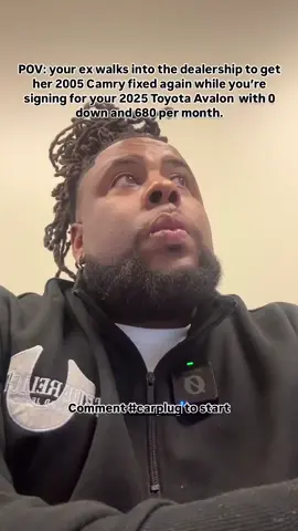 POV: your ex walks into the dealership to get her 2005 Camry fixed again while you’re signing for your 2025 Toyota Avalon with 0 down and 680 per month.