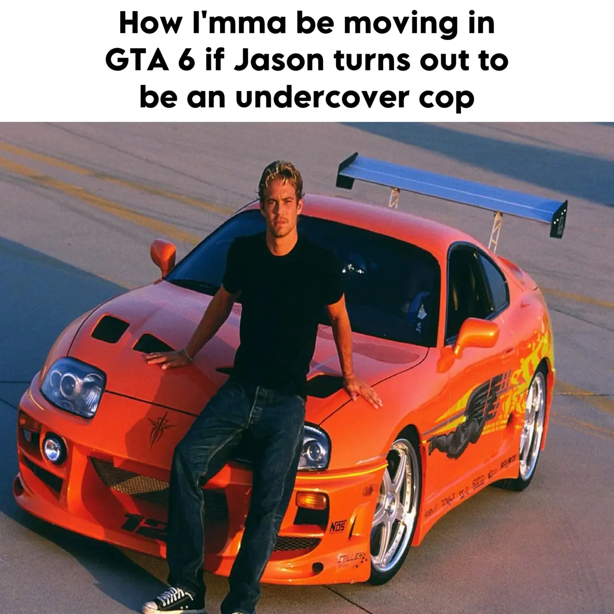 The undercover cop theory is cool asf 🔥🔥 #fyp #viral #fastandfurious #brianoconner #gta #gta6 #jasongta6 #undercover #cop #xyzbca 