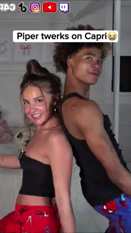 Piper twerks on Capri 😭❤️ #piperrockelle #piper #capri #fyp