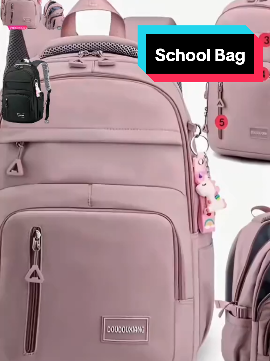 STAY YOUNG #B8705 Nylon Waterproof School Girl Laptop Teenage Girls Large Student Backpack laptop bag COD #schoolbag #bag #backpack #fyp #shopnow 