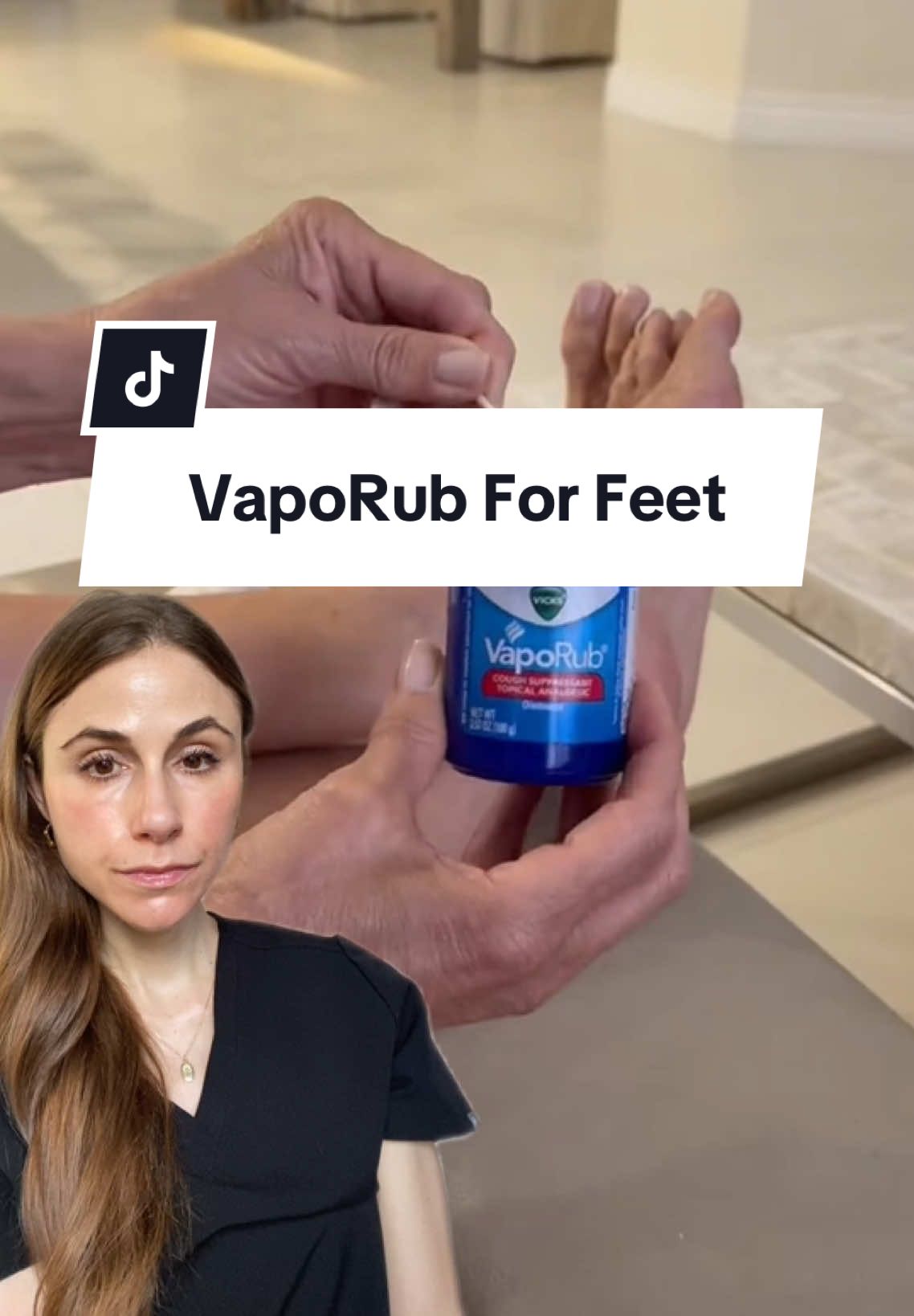 Vicks VapoRub for your feet? #vicks #footcare #achy #dermatologist @Annalanier2 