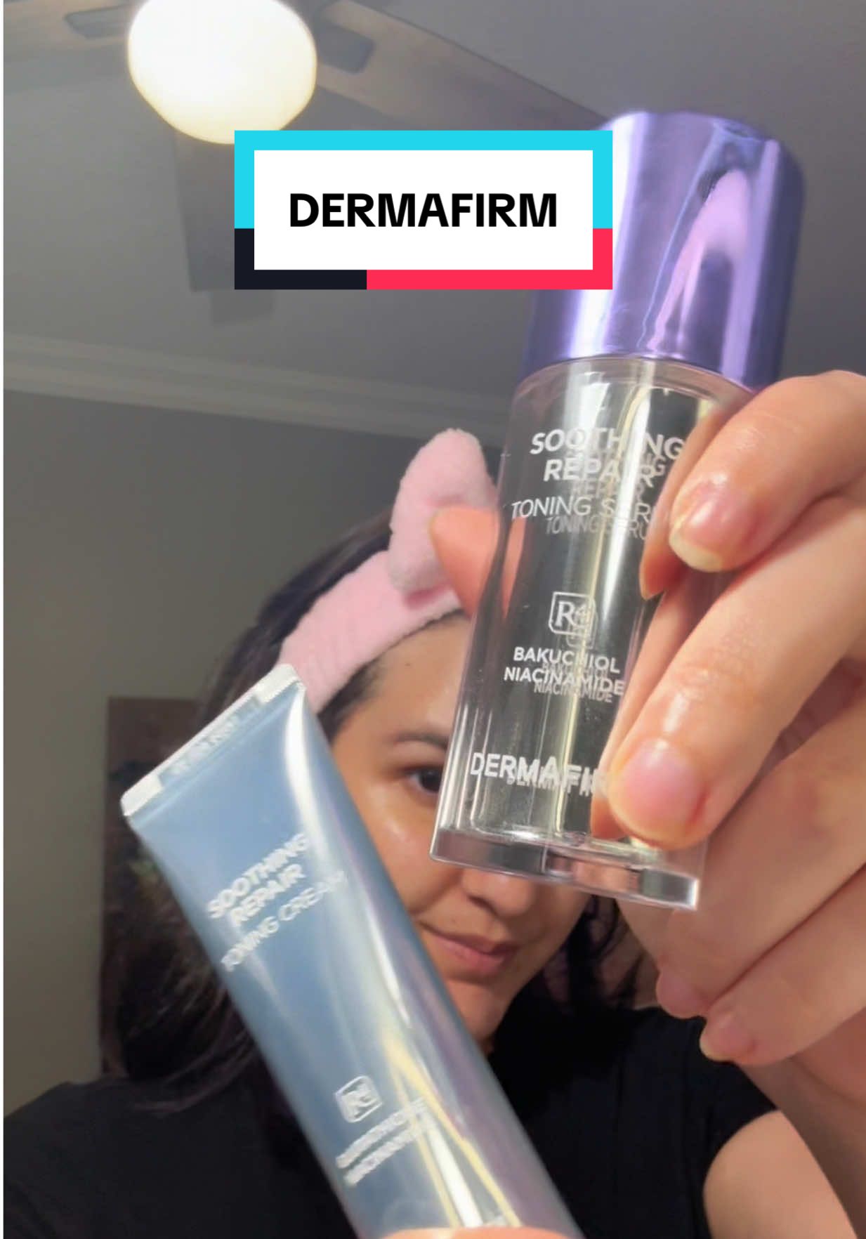 Nighttime glow with my Dermafirm favorites. Calm, hydrate, repair. @DERMAFIRM_OFFICIAL @Dermafirm Global  #CapCut #hwahae #Dermafirm #Bakuchiol #Niacinamide #Glow #GlassSkin #skincareroutine #Dermafirm #kbeauty #glowingskin #nightskincare