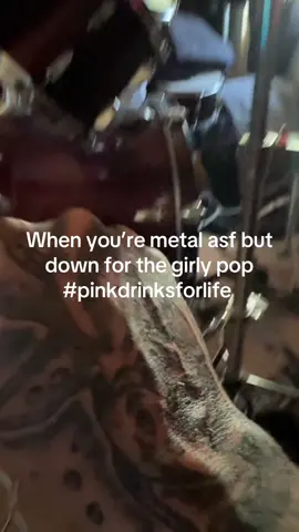 Girly pop slapping tho #teamgirlypop #pinkdrinks #metalhead 
