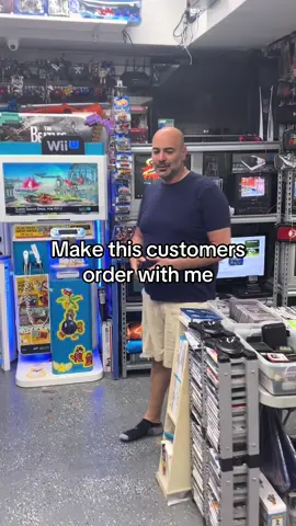 Make a customers order with me - #GameOnAndGameStrong 💪  . #nintendoswitch2 #retrovideogames #videogames #ps5 #videogamecollecting #nintendo #nostalgia #nes #retrovideogames #houston #switch2 #videogameshop #retrogaming #n64  #nintendoswitch #snes #giveaway #wii #nes #snes  #meme #gameboycolor #meme  #relatable #pokemon #tiktok #skit #coworker  #xbox #retrogamingcommunity #ps2  #persona2eternalpunishment 