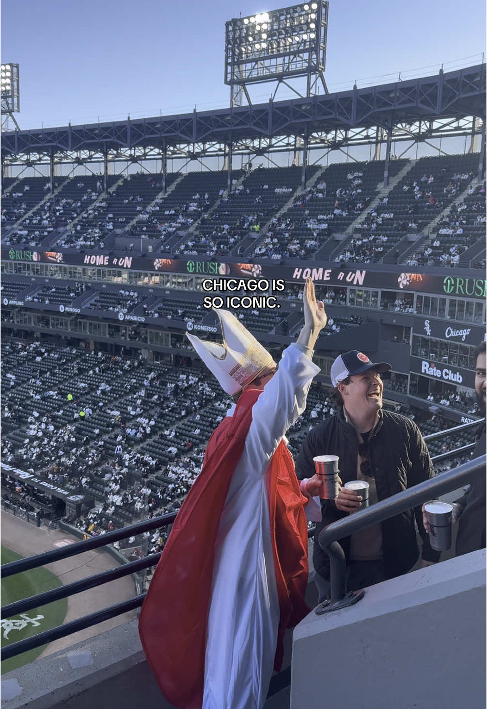Stay blessed.  @Chicago White Sox  #chicgao#chicagowhitesox#thepope#chicago#fyp#soxgame#sport#cutwater#ratefield