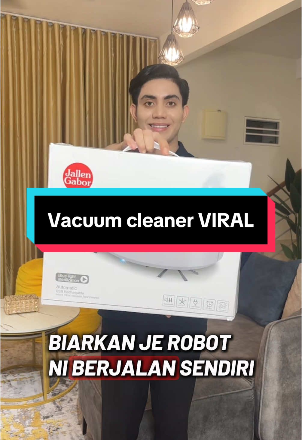 Balik kerja nak rehat, bukan angkat penyapu! Robot vacuum ni kerja diam-diam, rumah sentiasa bersih berkilat. Lepas ni, biar robot je yang buat kerja. TEKAN BAG KUNING ! #robotvacuum #vacuumcleaner #smartvacuum #rumahbersih #fyp #fypmalaysia #tiktokmalaysia #barangviral #homehack 
