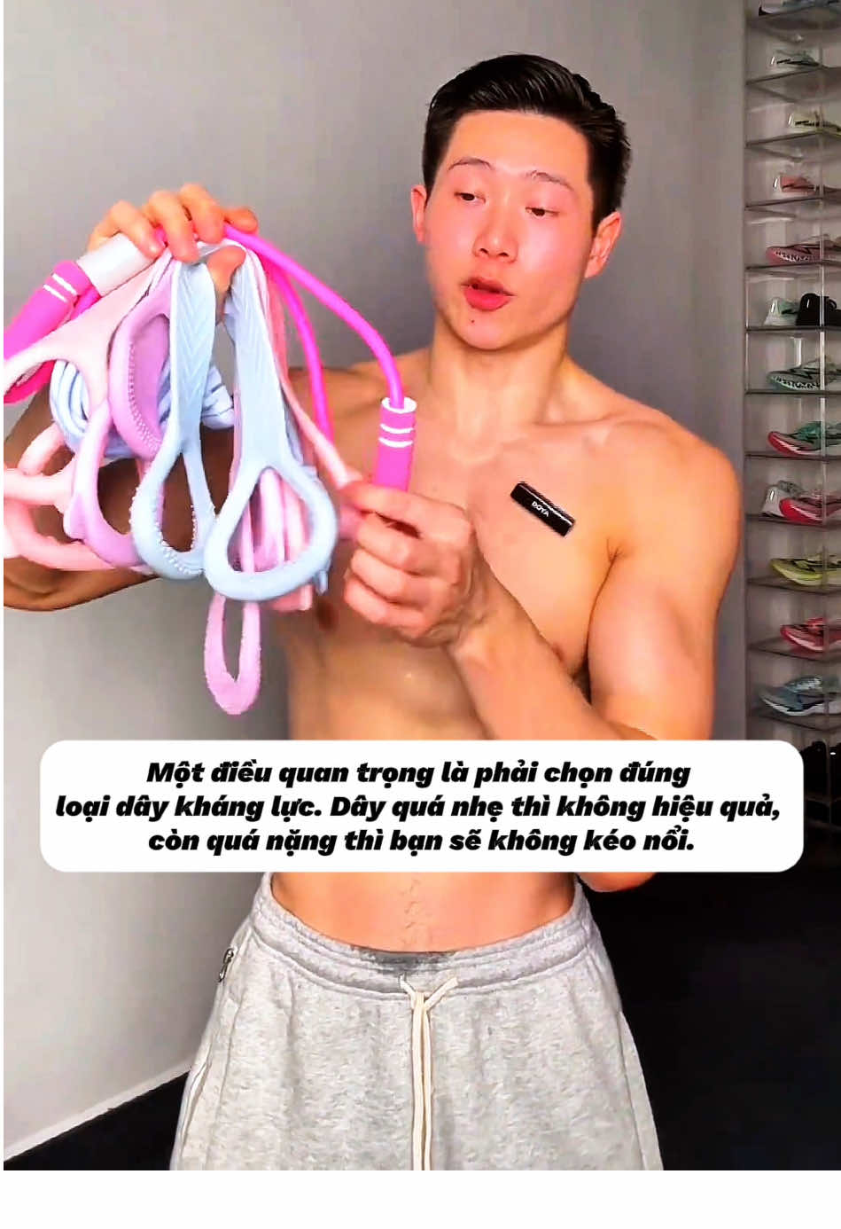 Hướng dẫn cách chọn lựa dây và tập luyện đúng cách #tapvai #tapvaithongon #baitapvai #taptay #taptaytruoc #baitapgiamcan #taplung #taplungxo #taplungvoidaykhangluc #baitapvoidaykhangluc #daykhangluctapgym #daykhangluc 