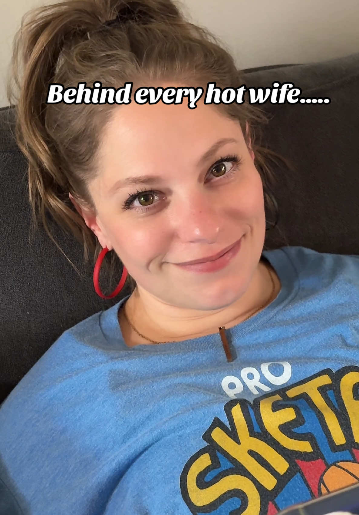 Behind every hot wife…..There is usually a nerd who loves sports cards! #tradingcards #sportscards #funny #pokemon #collecting #humor #wife 